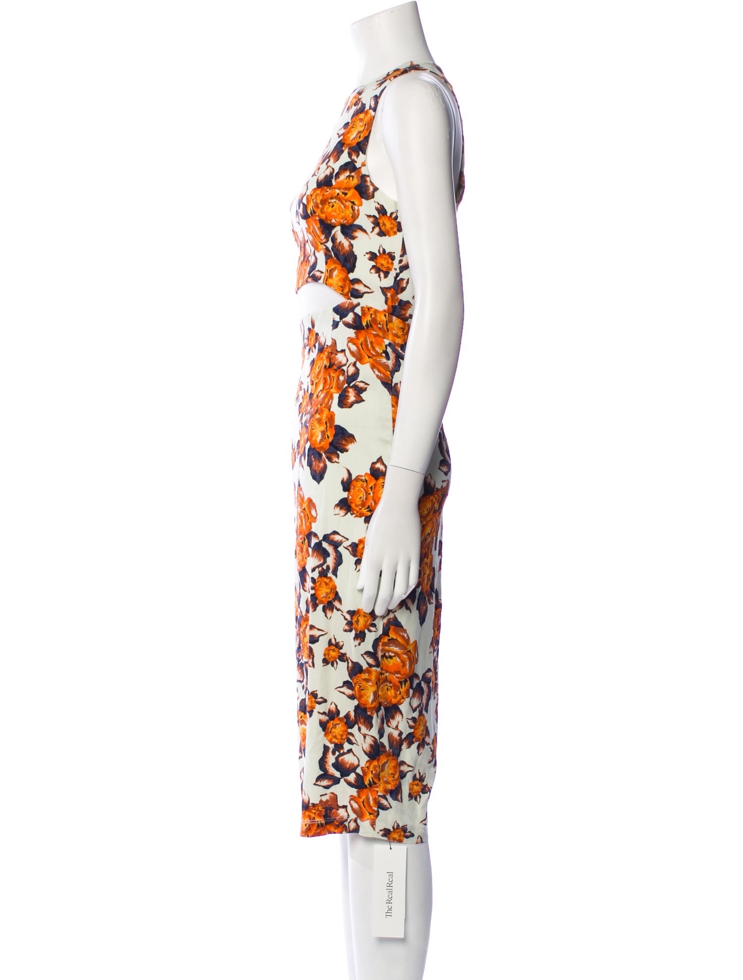 Suno Silk Midi Length Dress