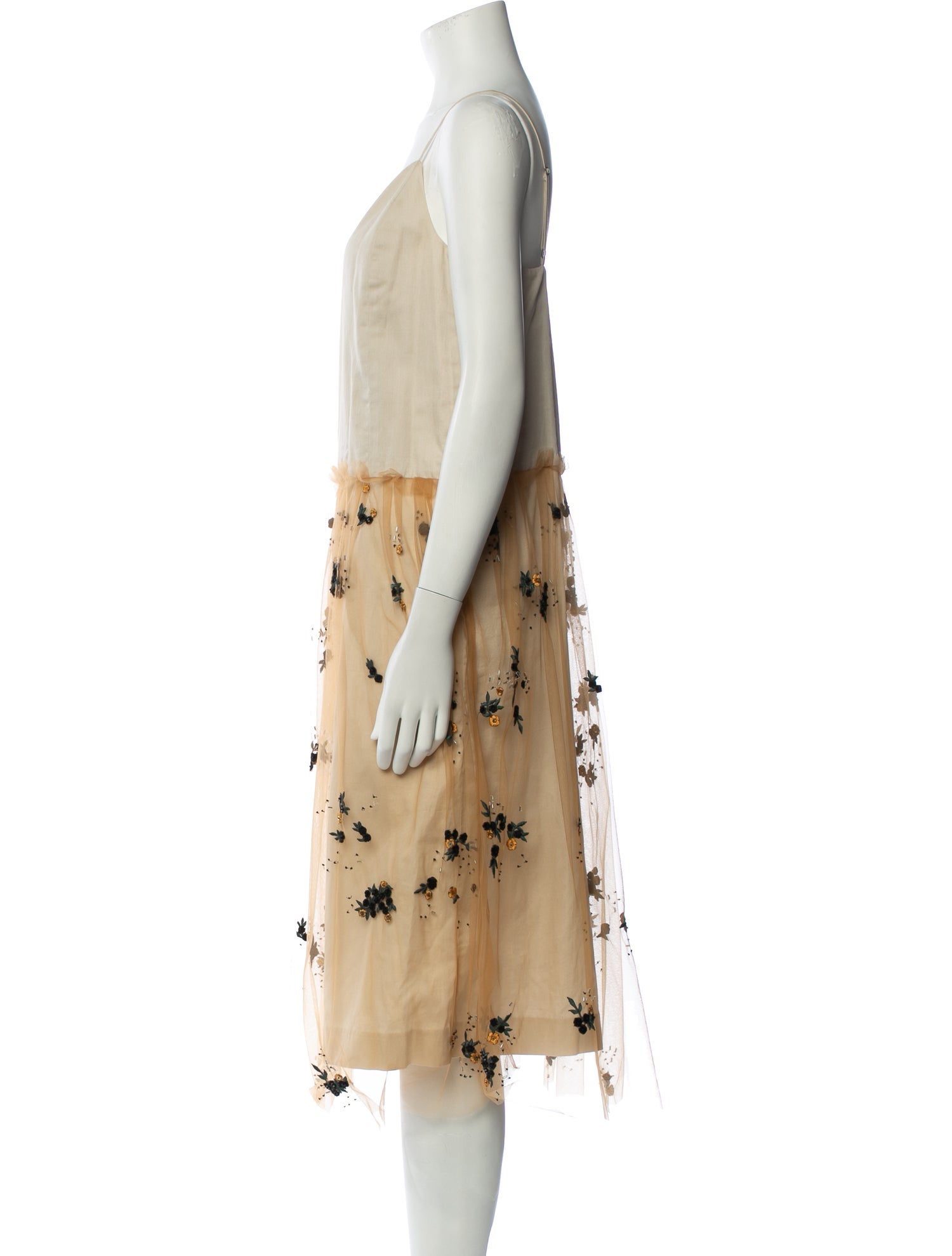 Suno Printed Midi Length Dress