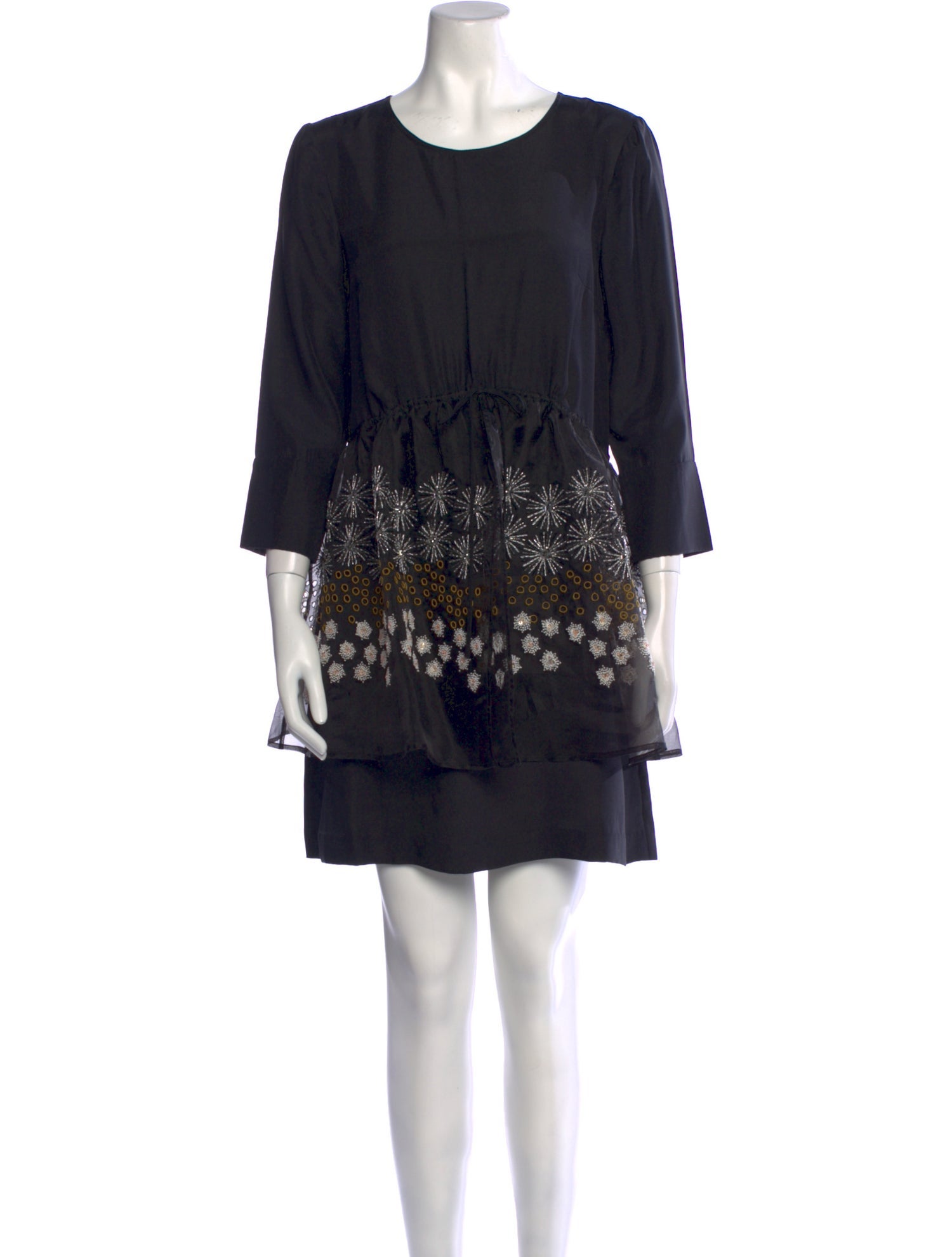 Suno Silk Mini Dress