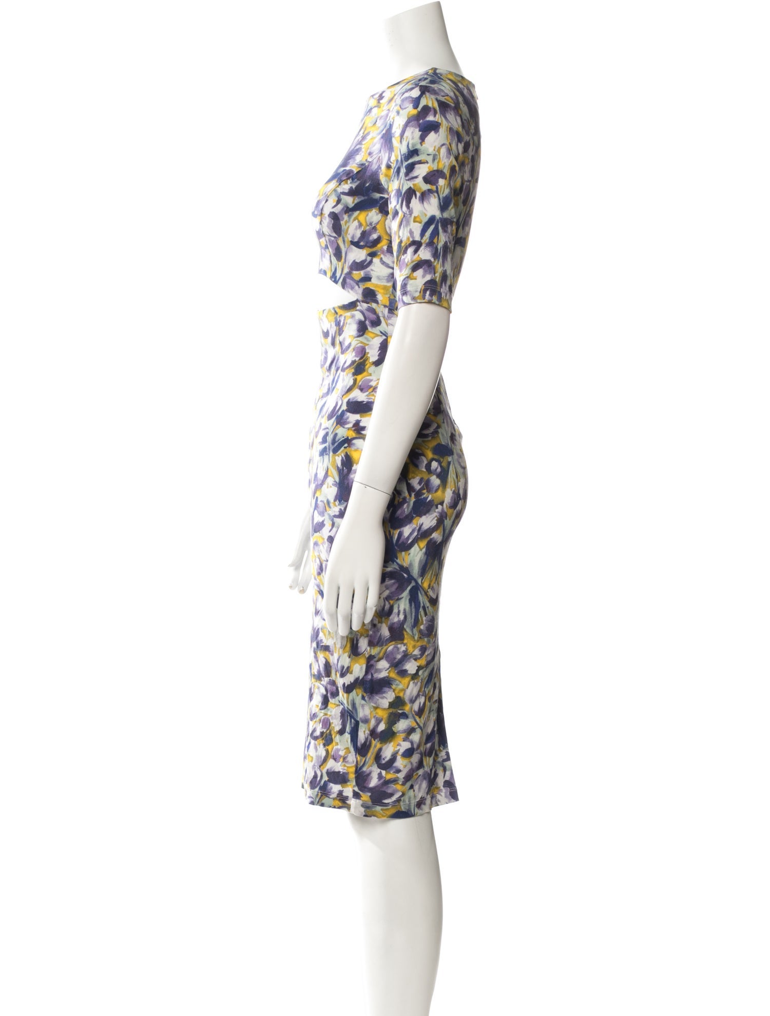 Suno Silk Knee-Length Dress