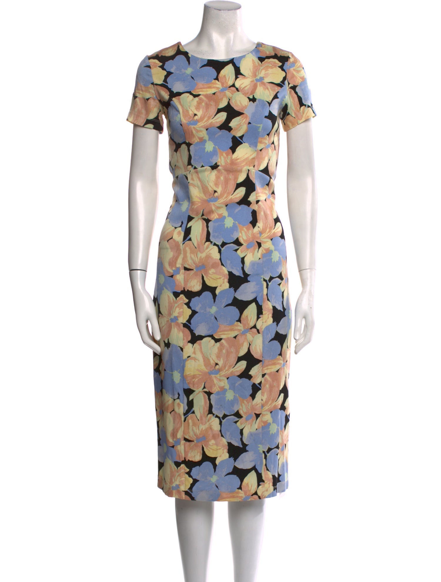 Suno Silk Midi Length Dress