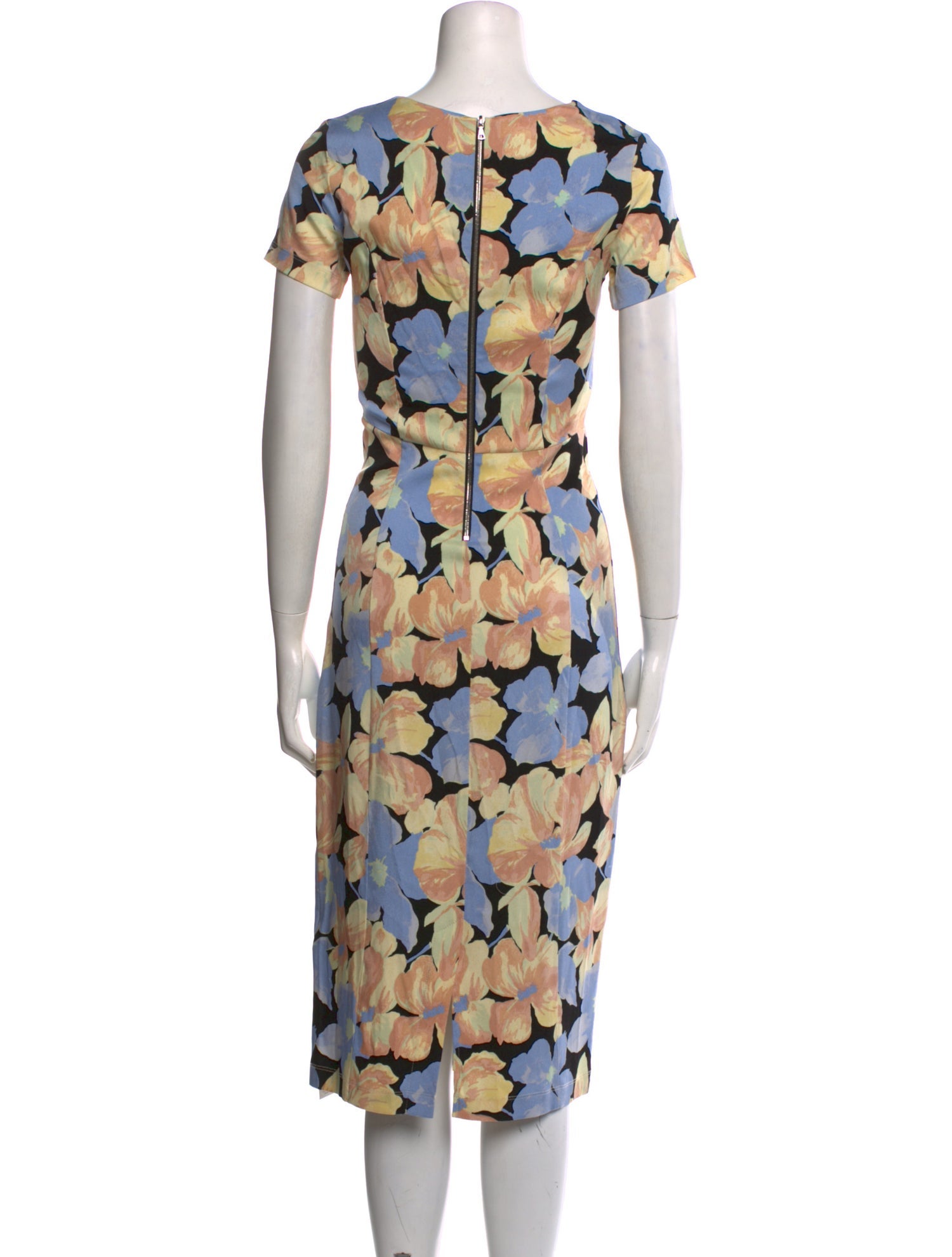 Suno Silk Midi Length Dress