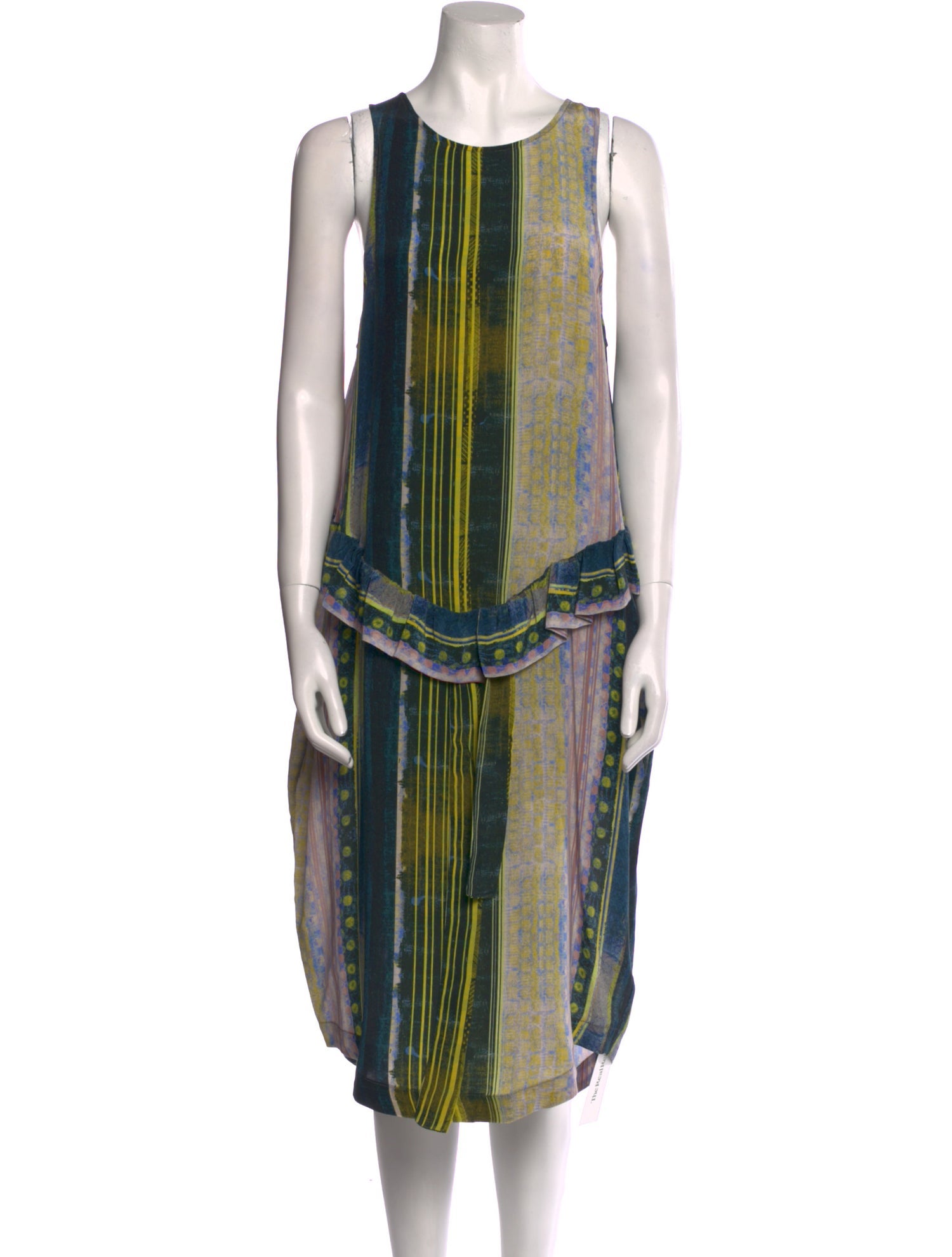 Suno Silk Midi Length Dress