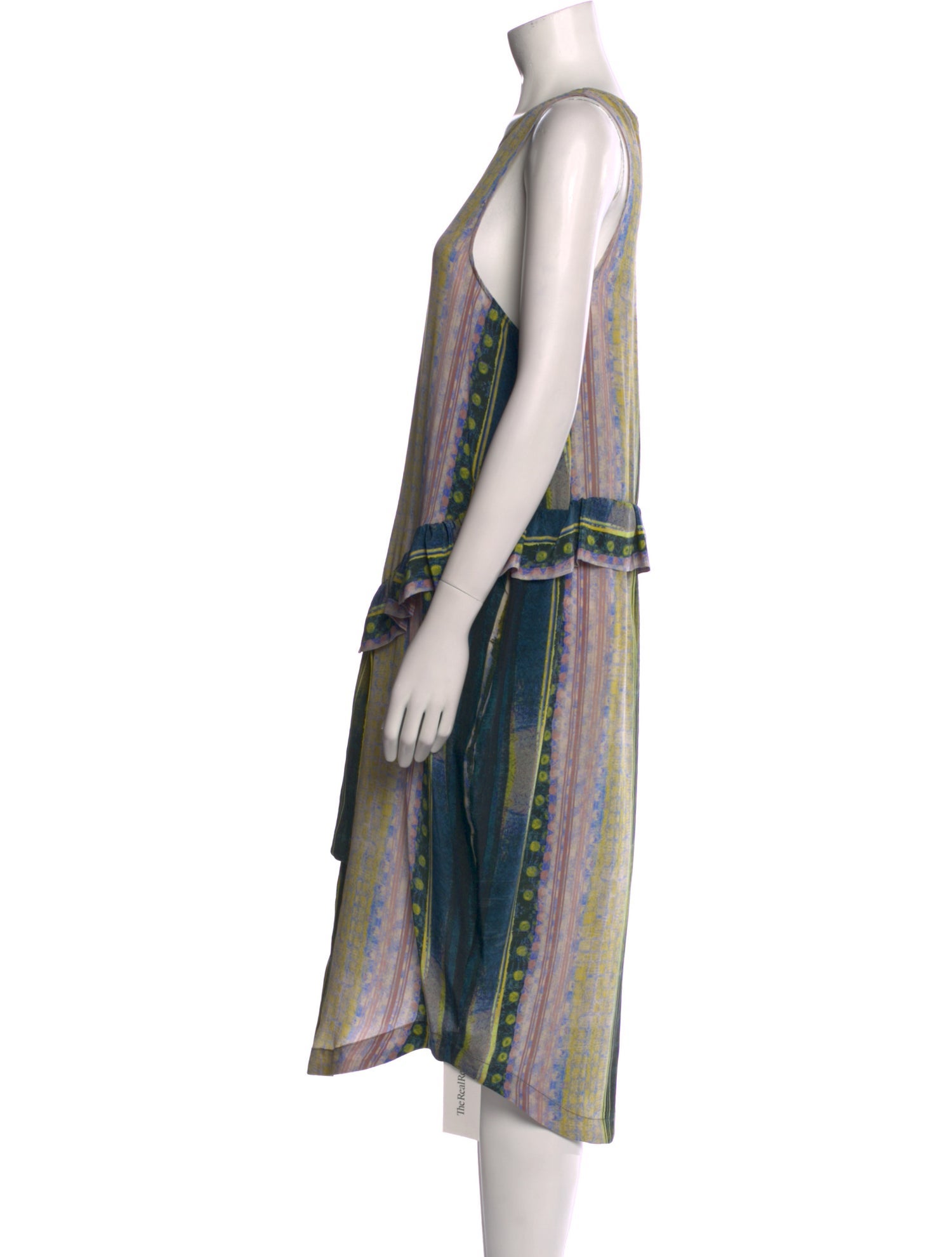 Suno Silk Midi Length Dress