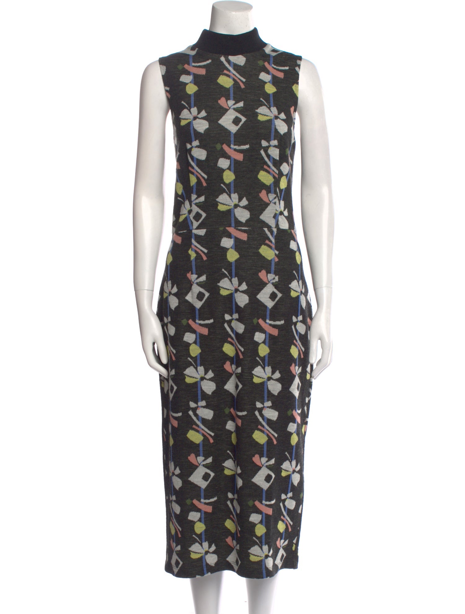 Suno Printed Long Dress