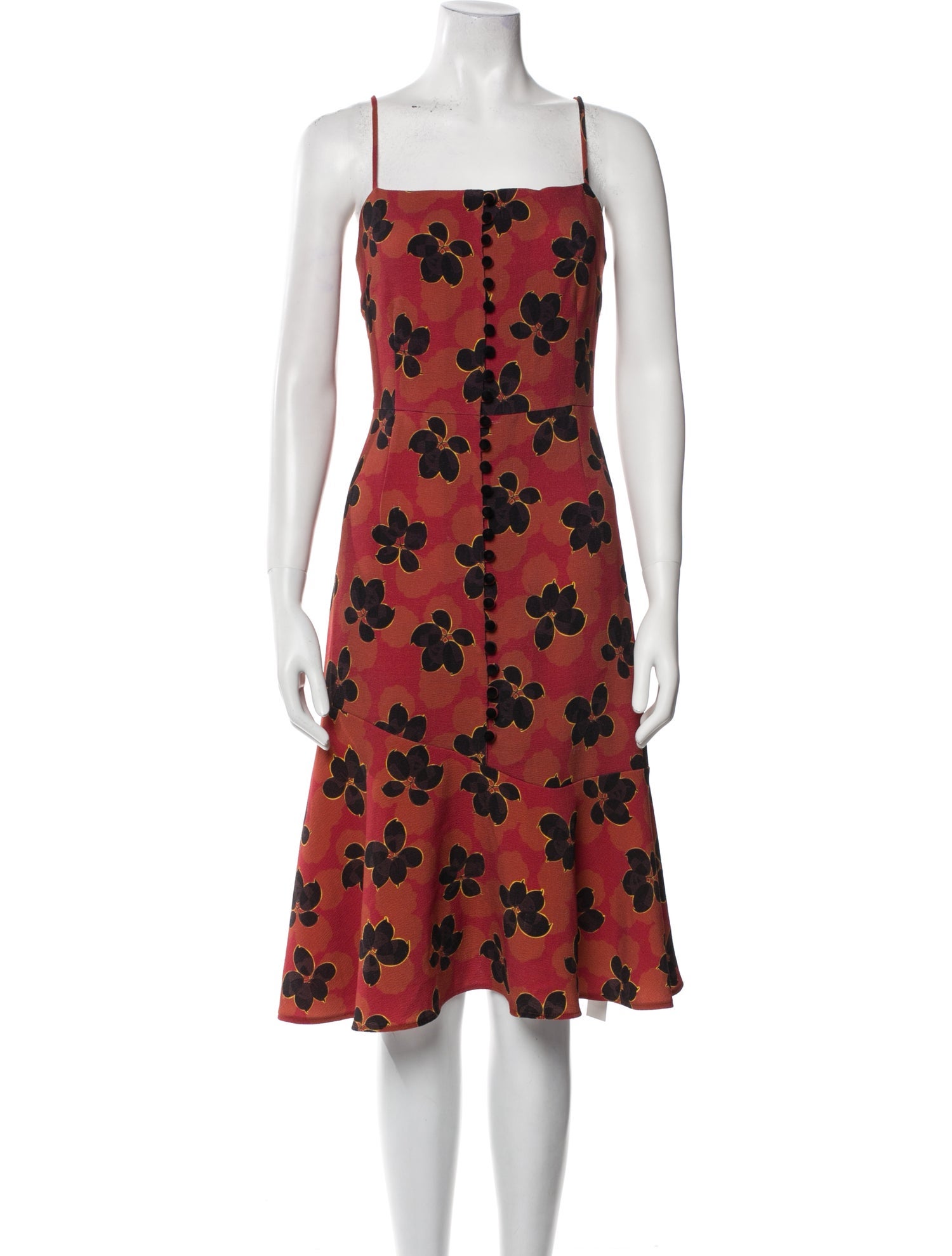 Suno Silk Midi Length Dress