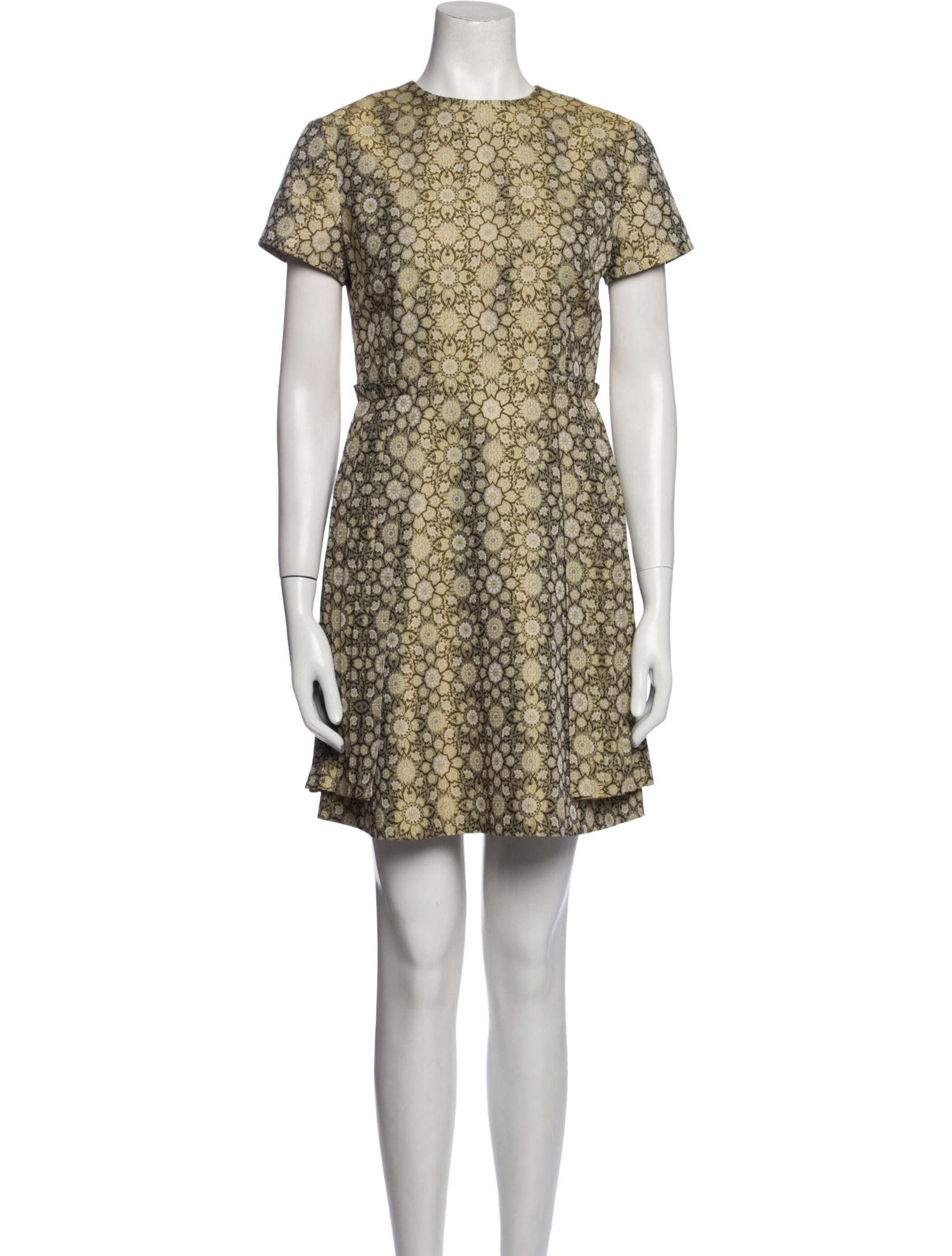 Suno Floral Print Mini Dress