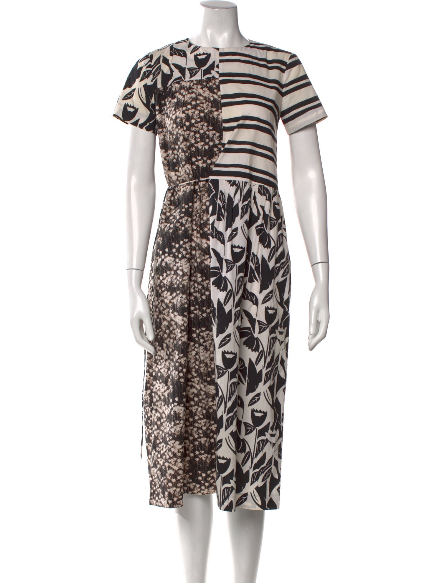 Suno Printed Midi Length Dress