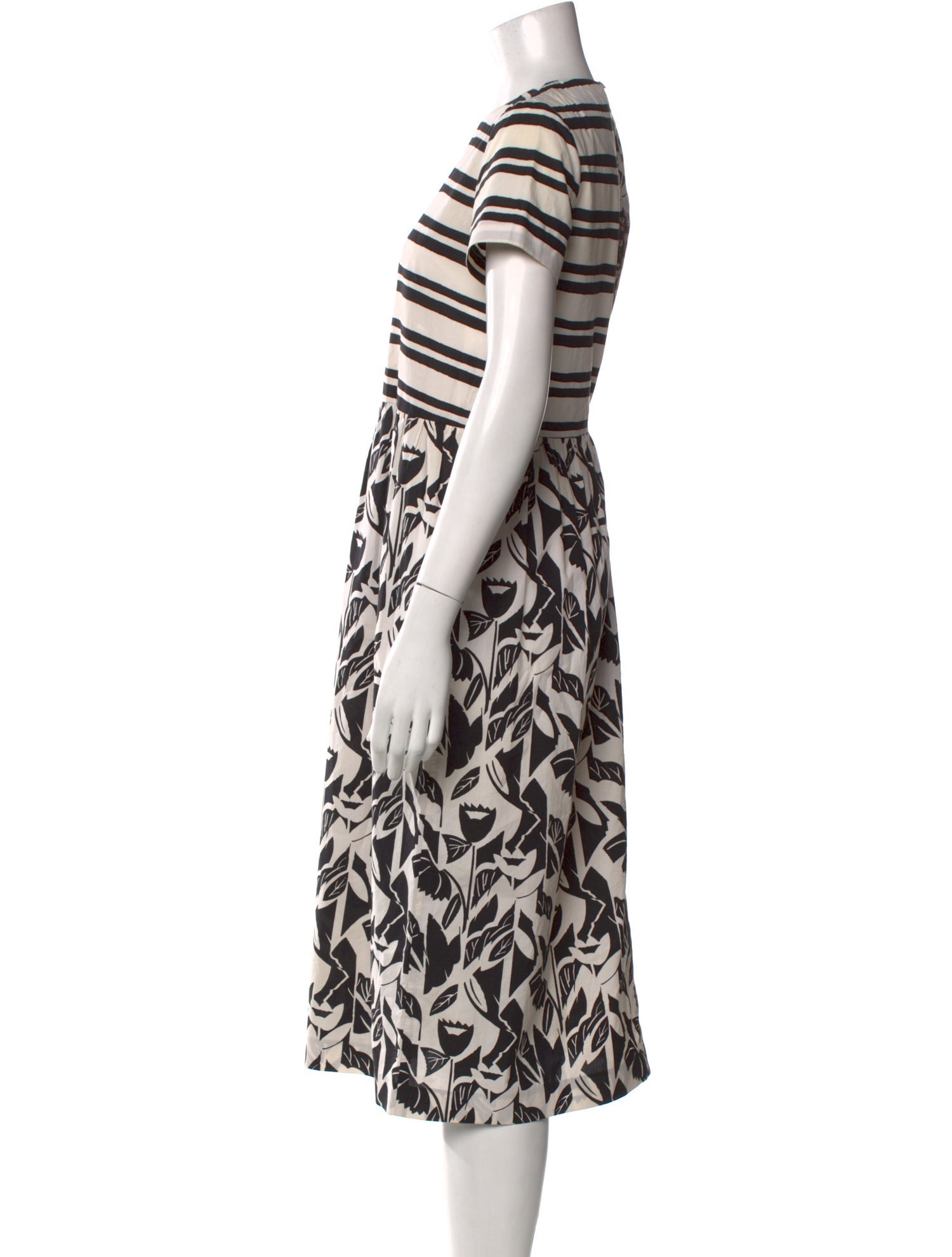 Suno Printed Midi Length Dress