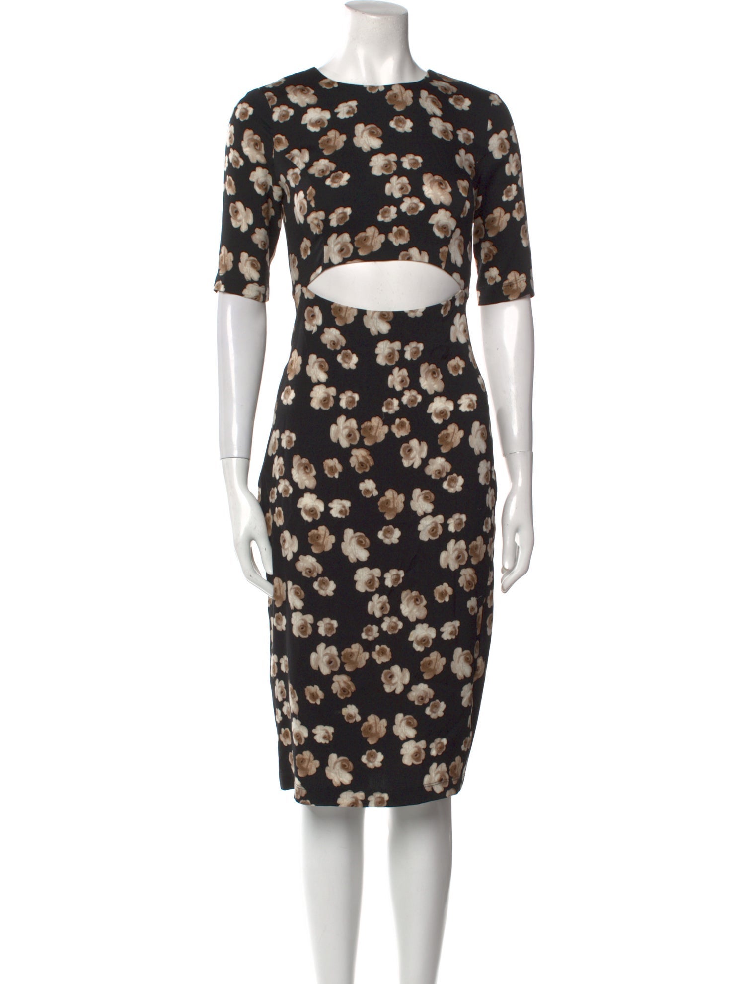 Suno Silk Midi Length Dress