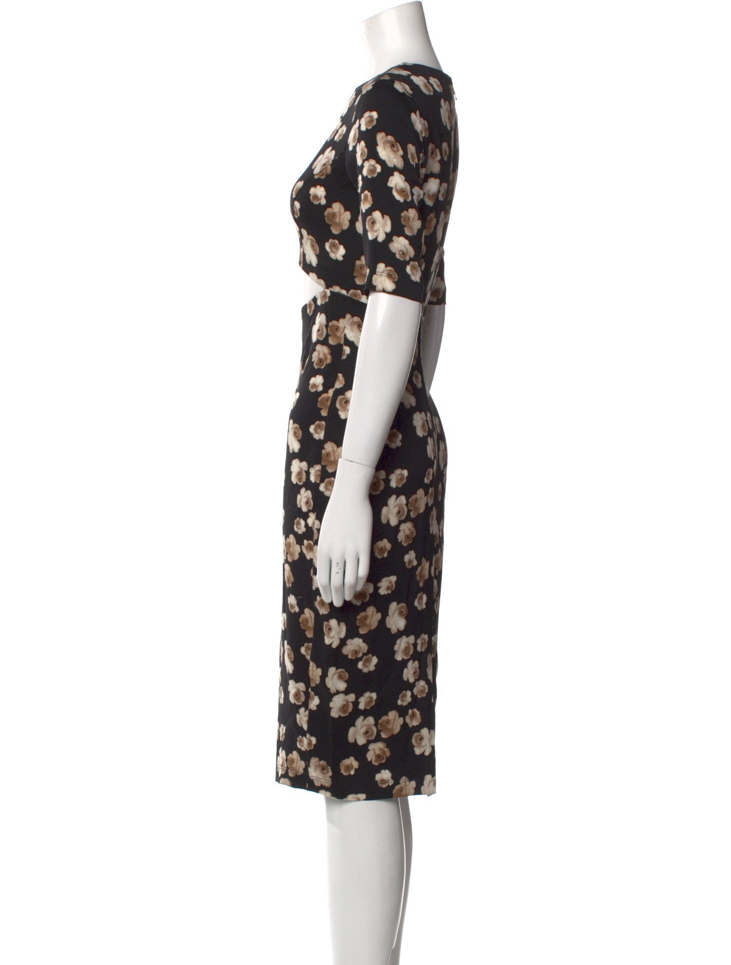 Suno Silk Midi Length Dress