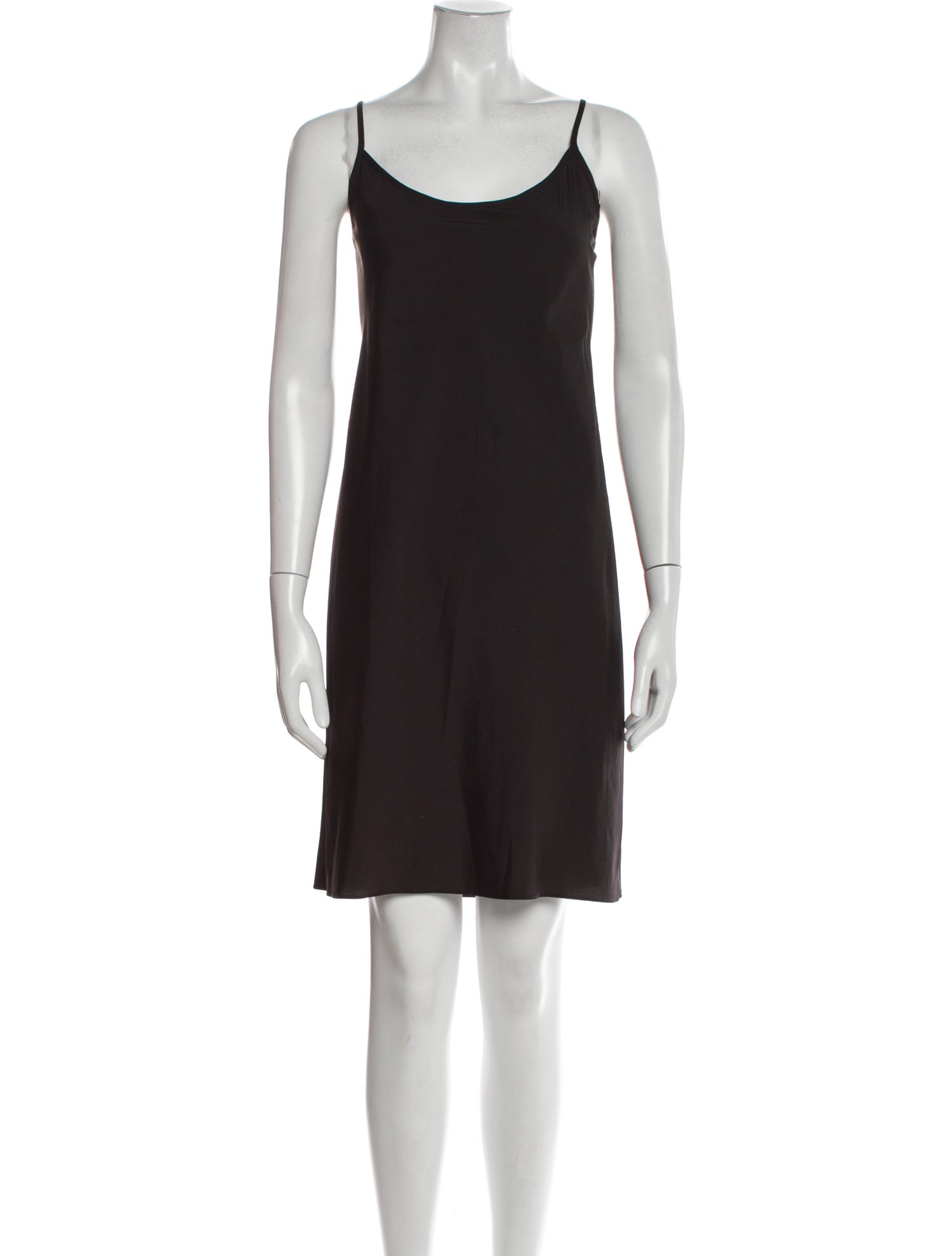Suno Scoop Neck Knee-Length Dress