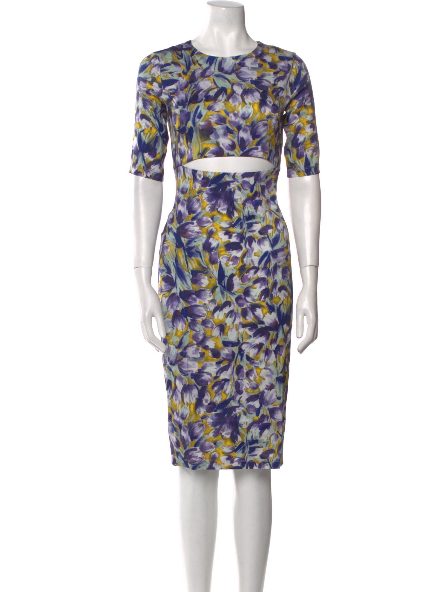 Suno Silk Midi Length Dress