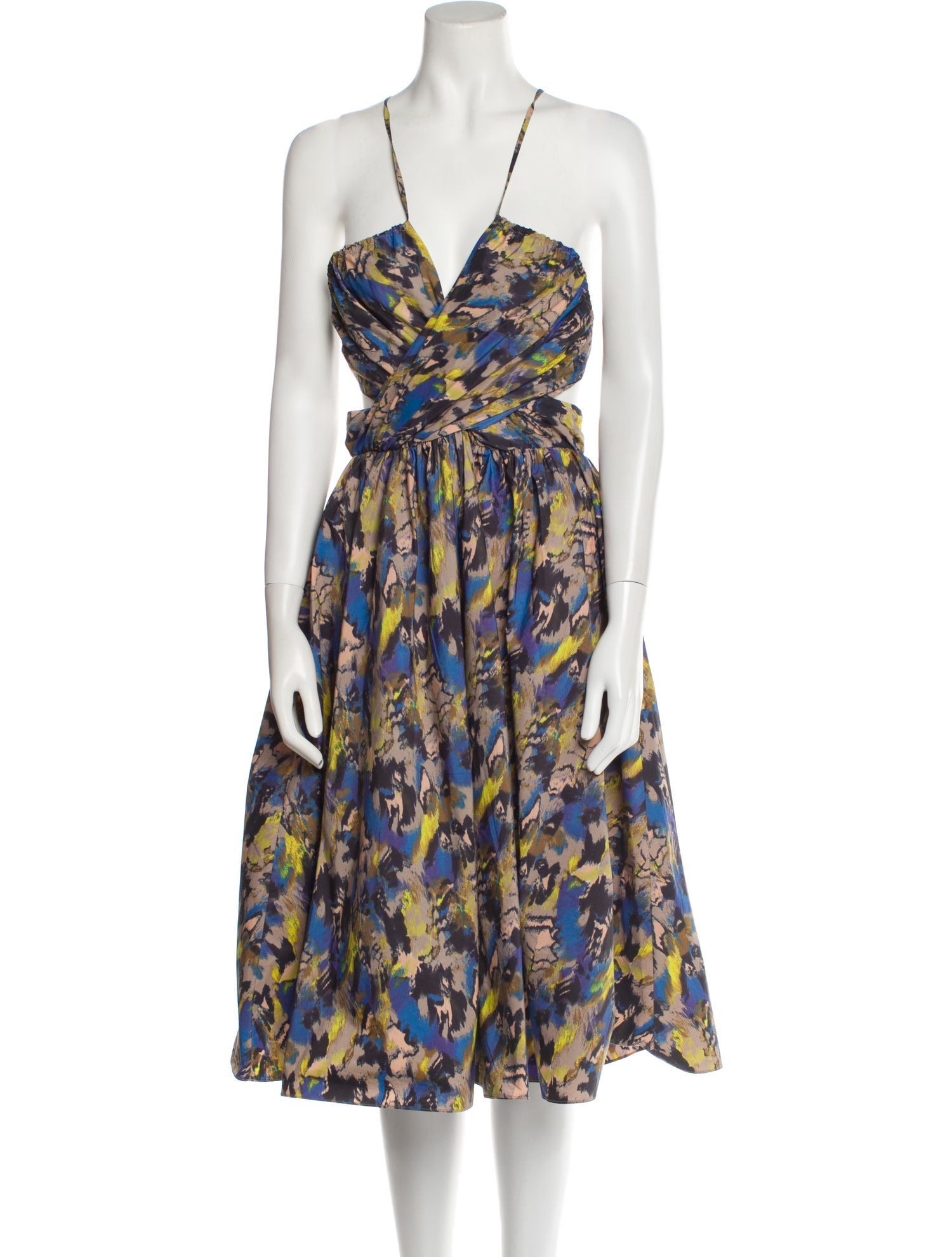 Suno Printed Midi Length Dress