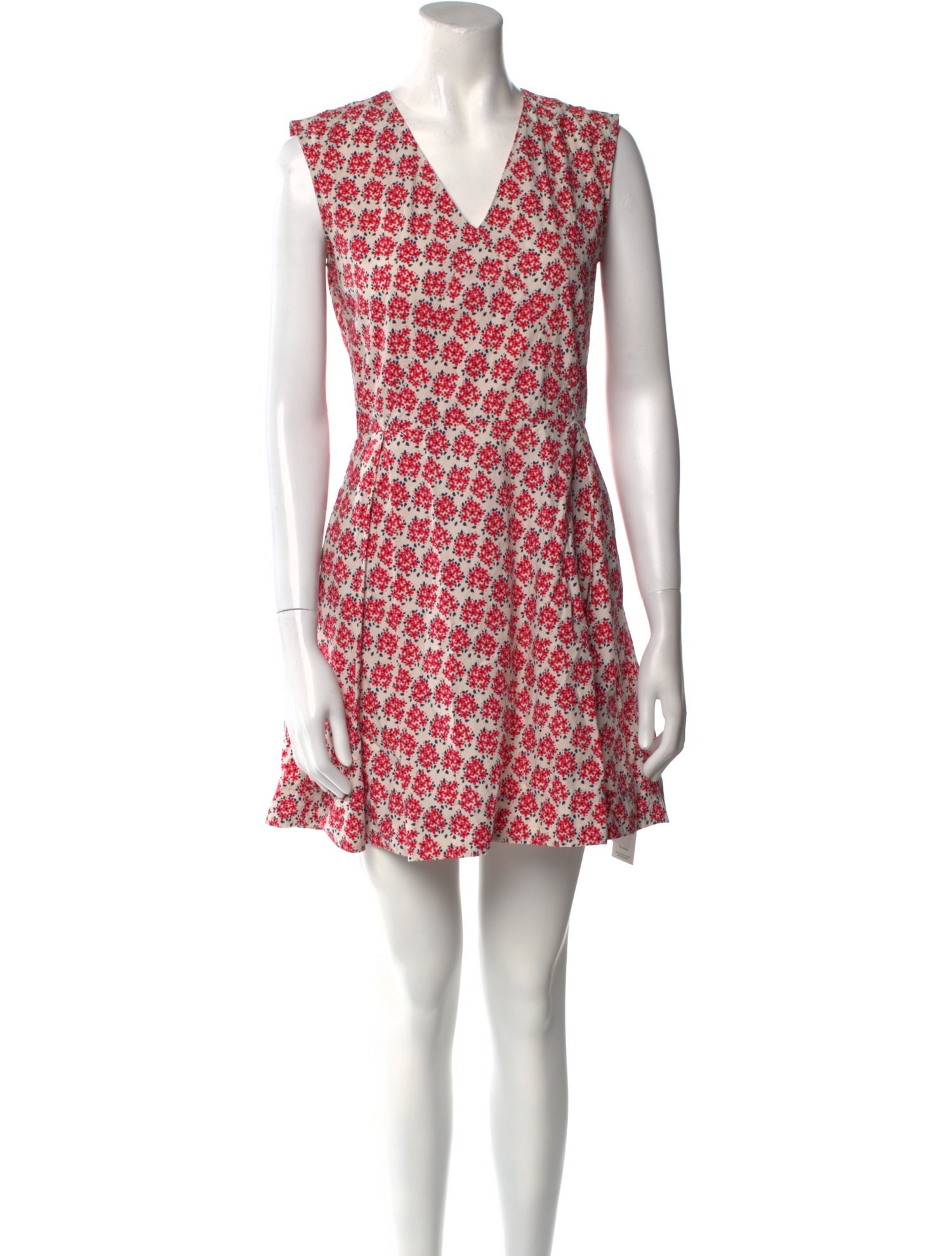 Suno Floral Print Mini Dress