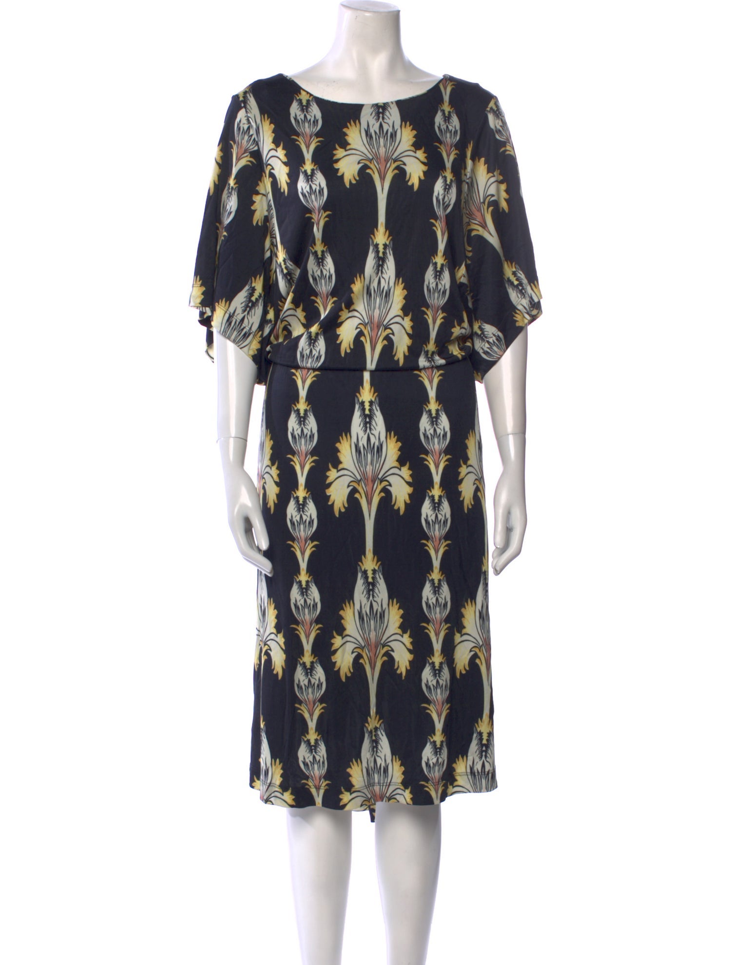 Suno Printed Midi Length Dress