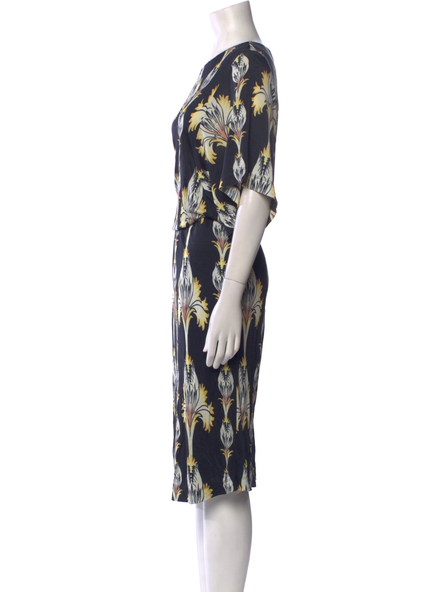 Suno Printed Midi Length Dress