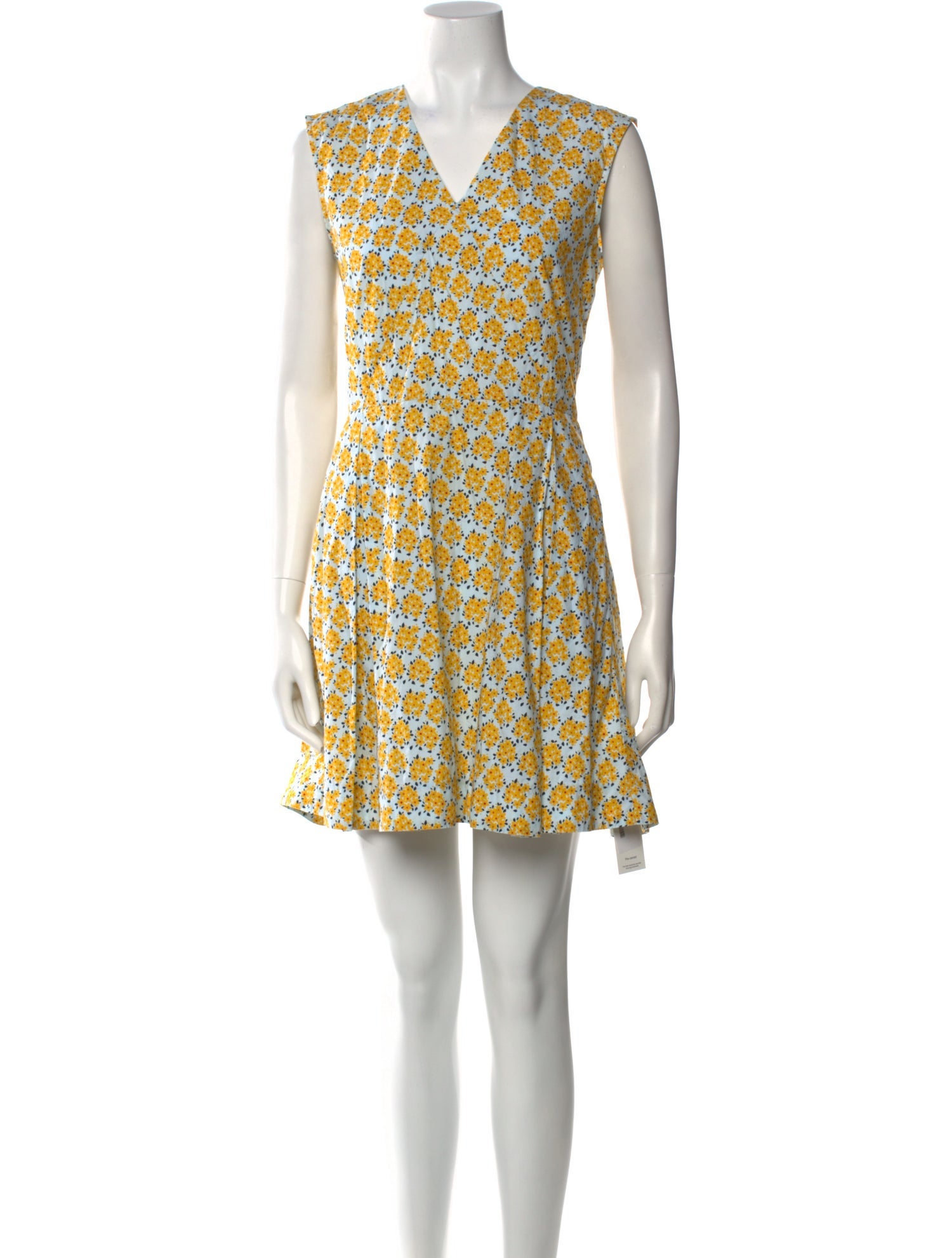 Suno Floral Print Mini Dress