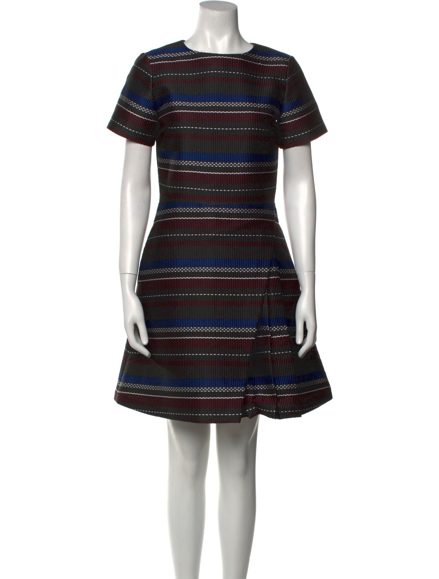 Suno Striped Mini Dress