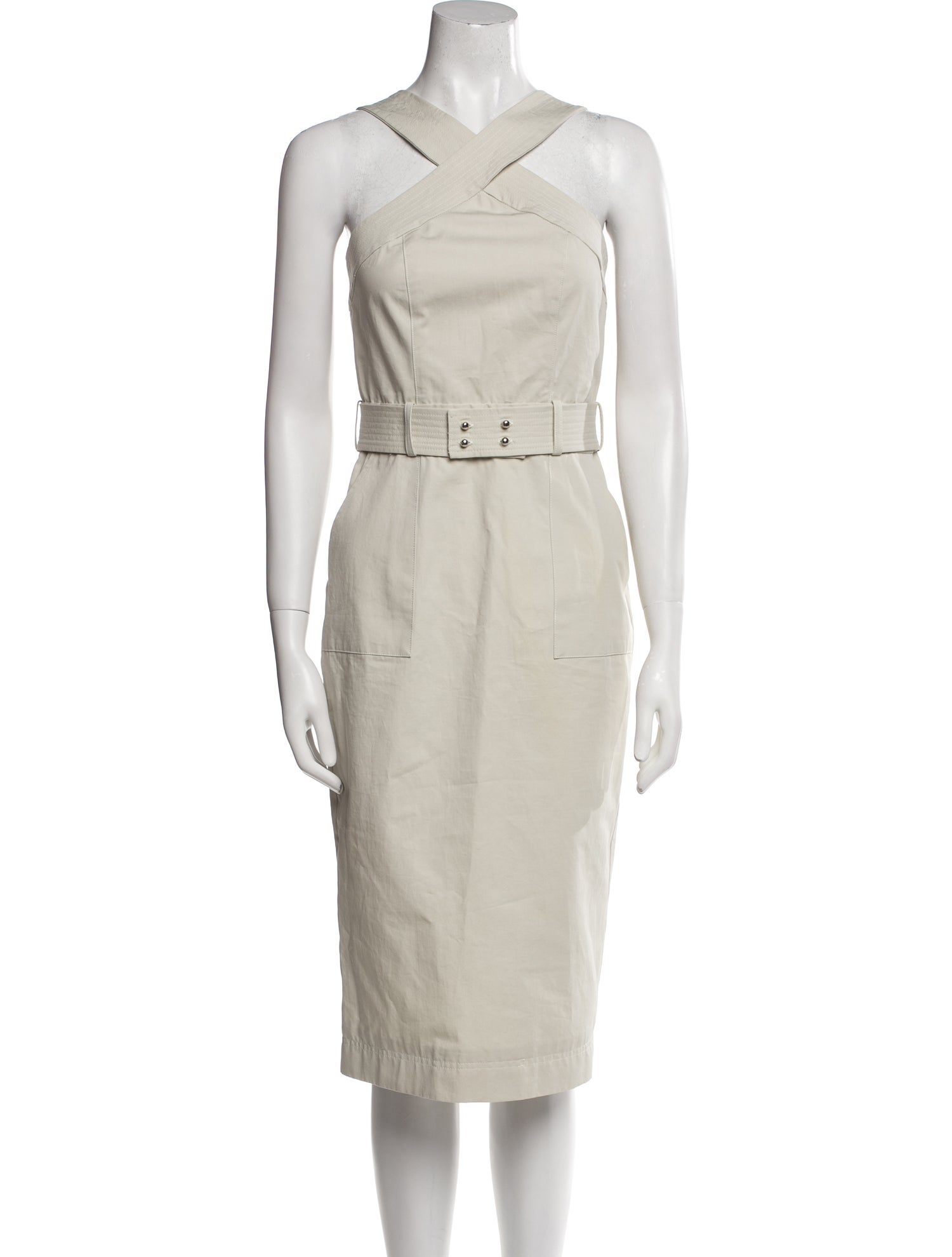 Suno Halterneck Midi Length Dress