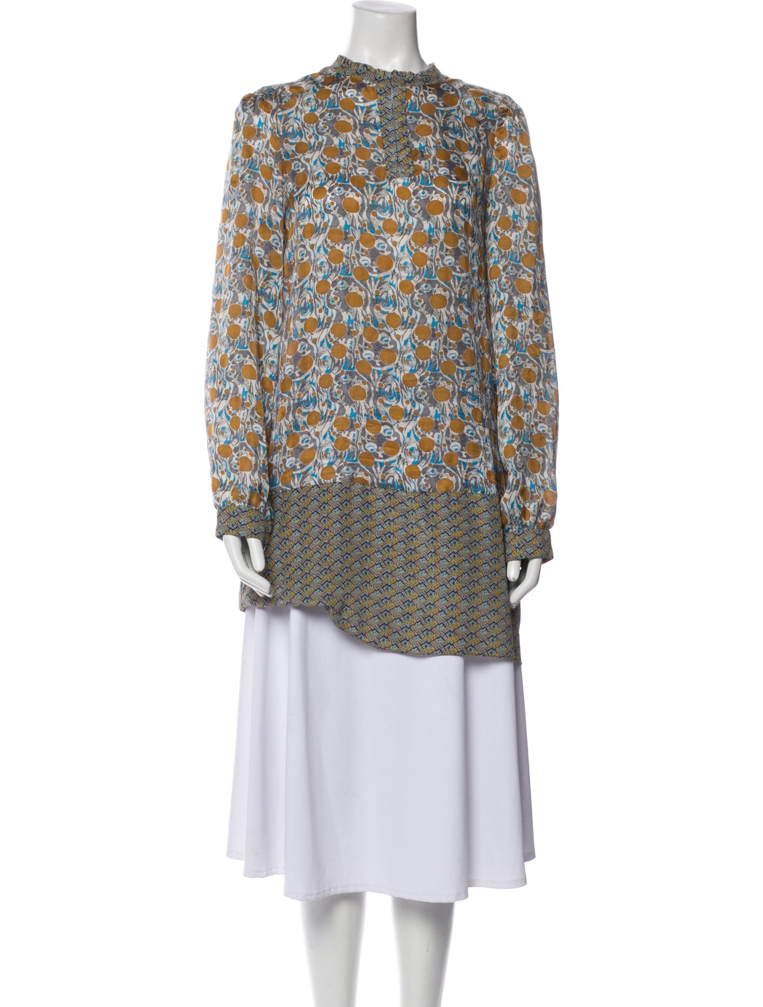 Suno Silk Mini Dress