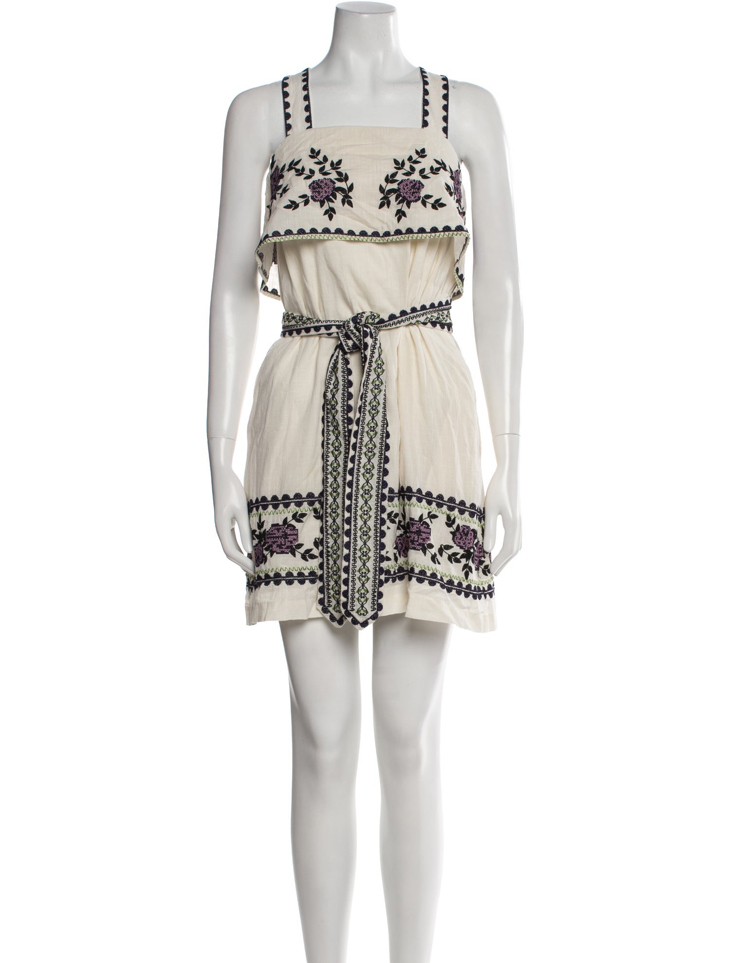 Suno Printed Mini Dress