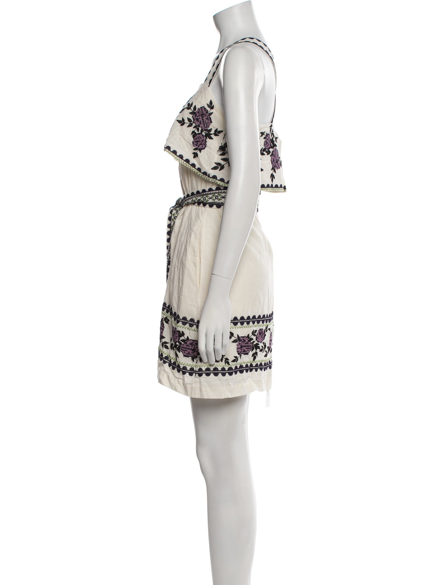 Suno Printed Mini Dress