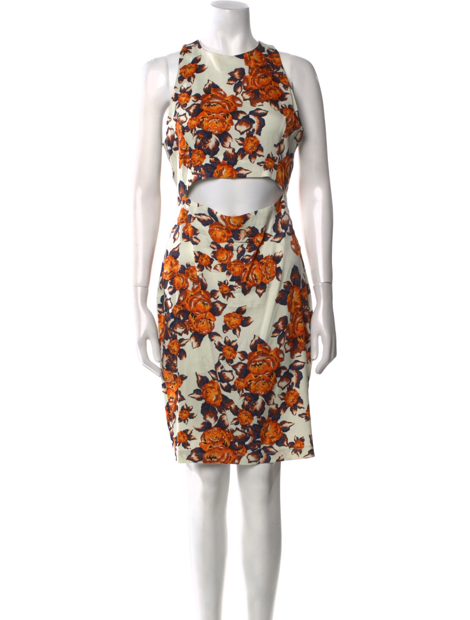 Suno Silk Knee-Length Dress
