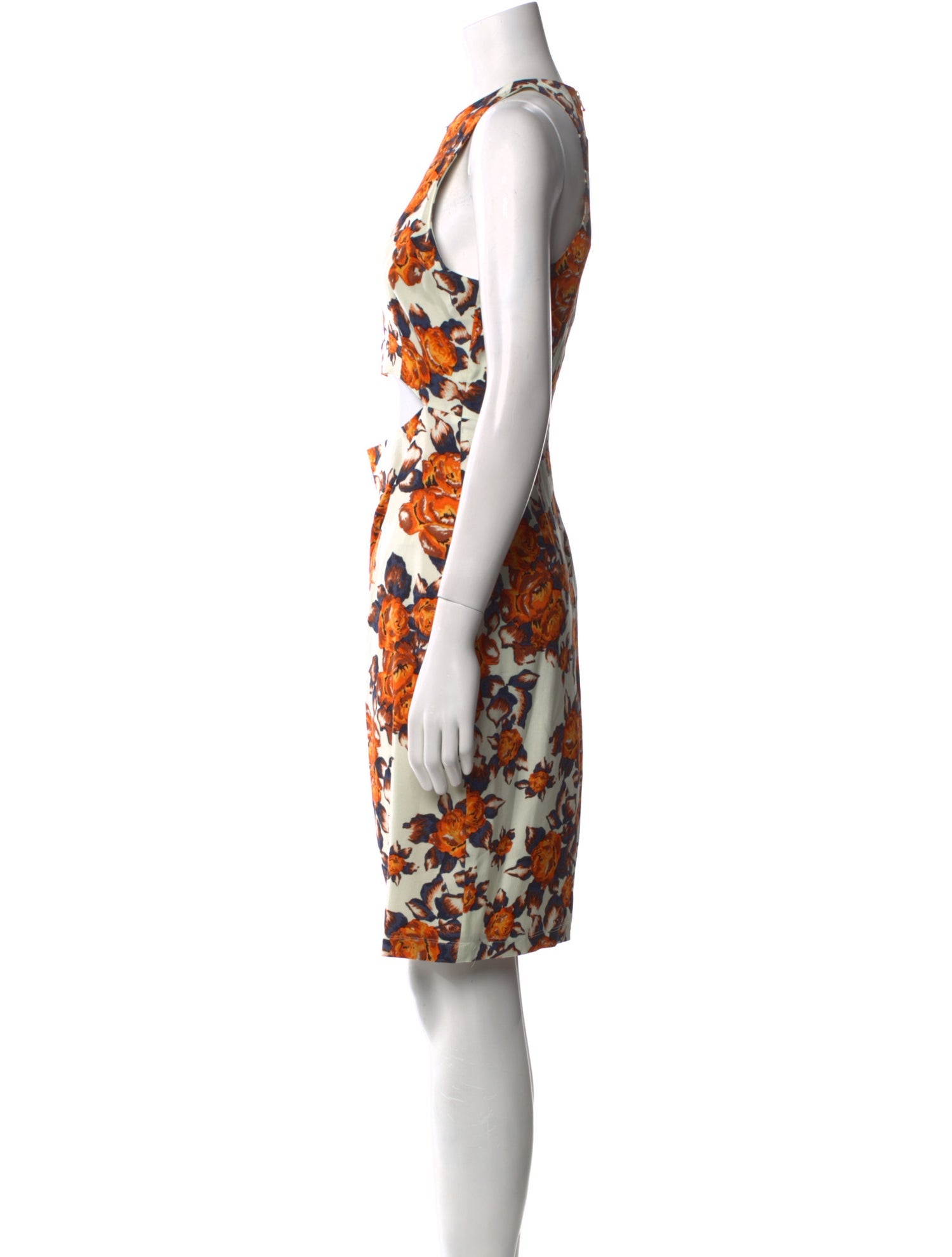 Suno Silk Knee-Length Dress