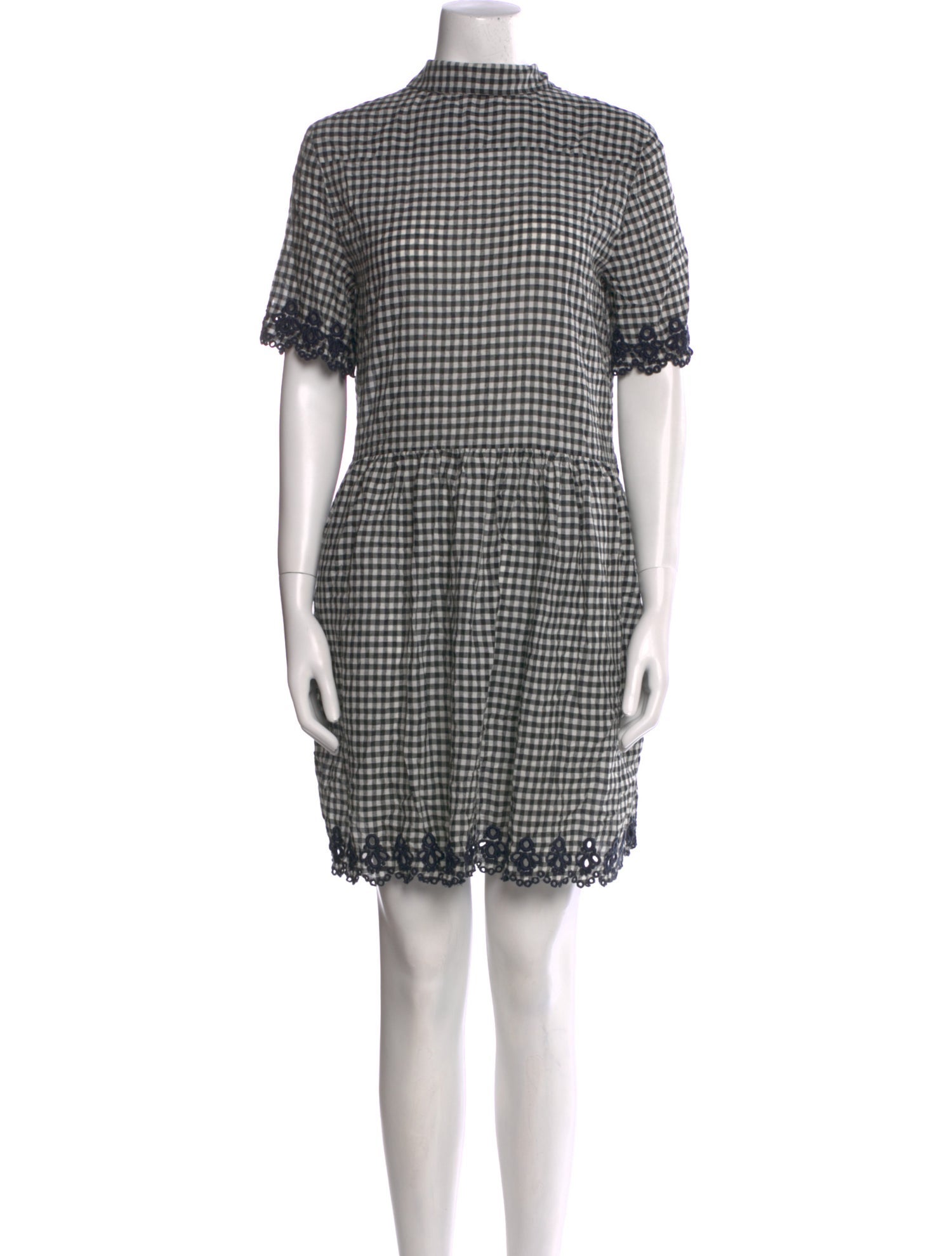 Suno Mock Neck Mini Dress