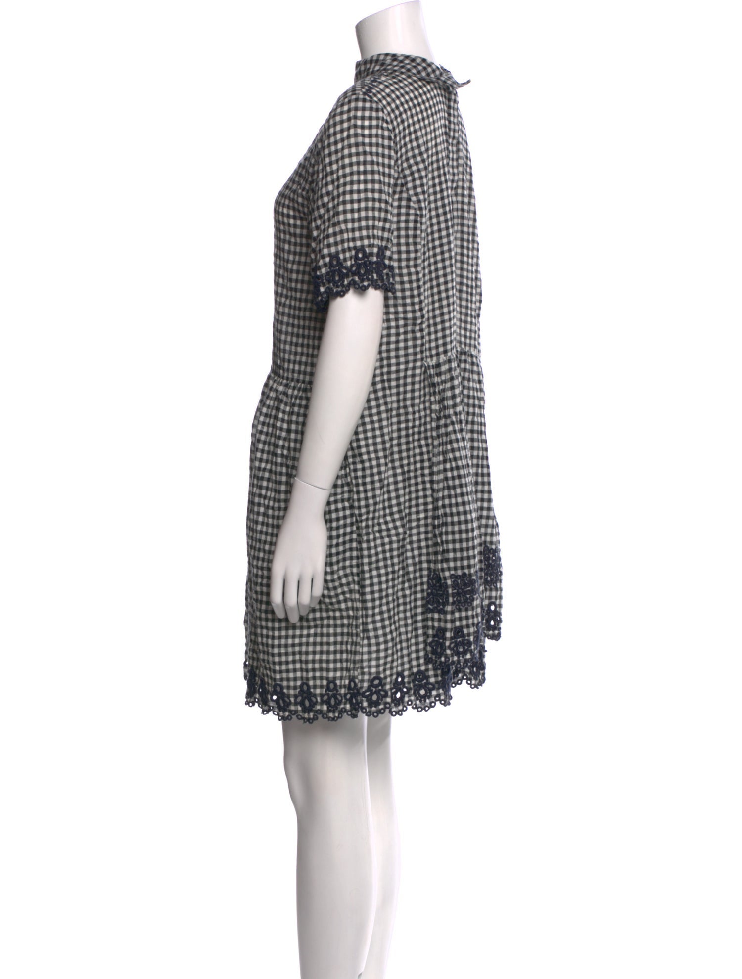 Suno Mock Neck Mini Dress