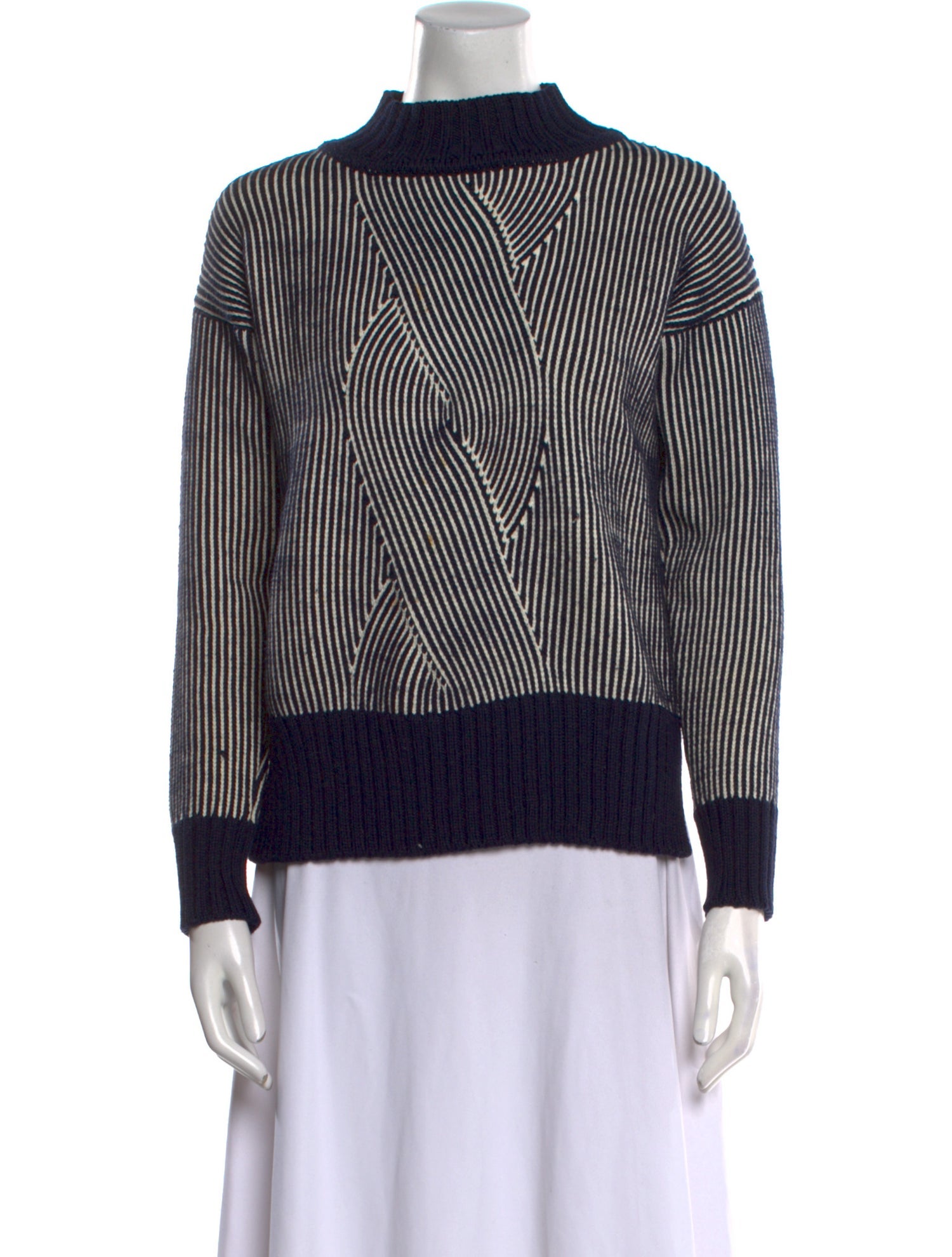 Suno Wool Striped Sweater