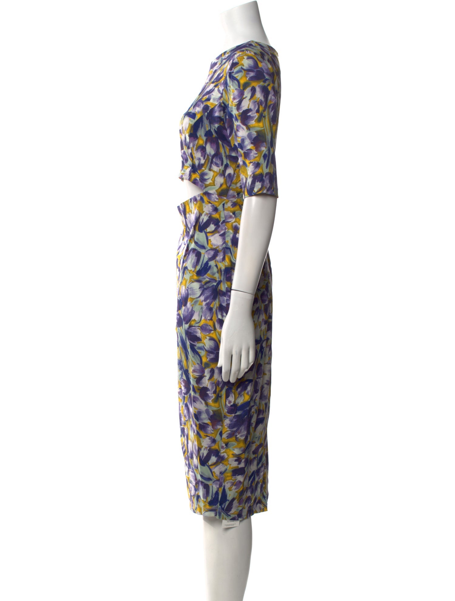 Suno Silk Midi Length Dress