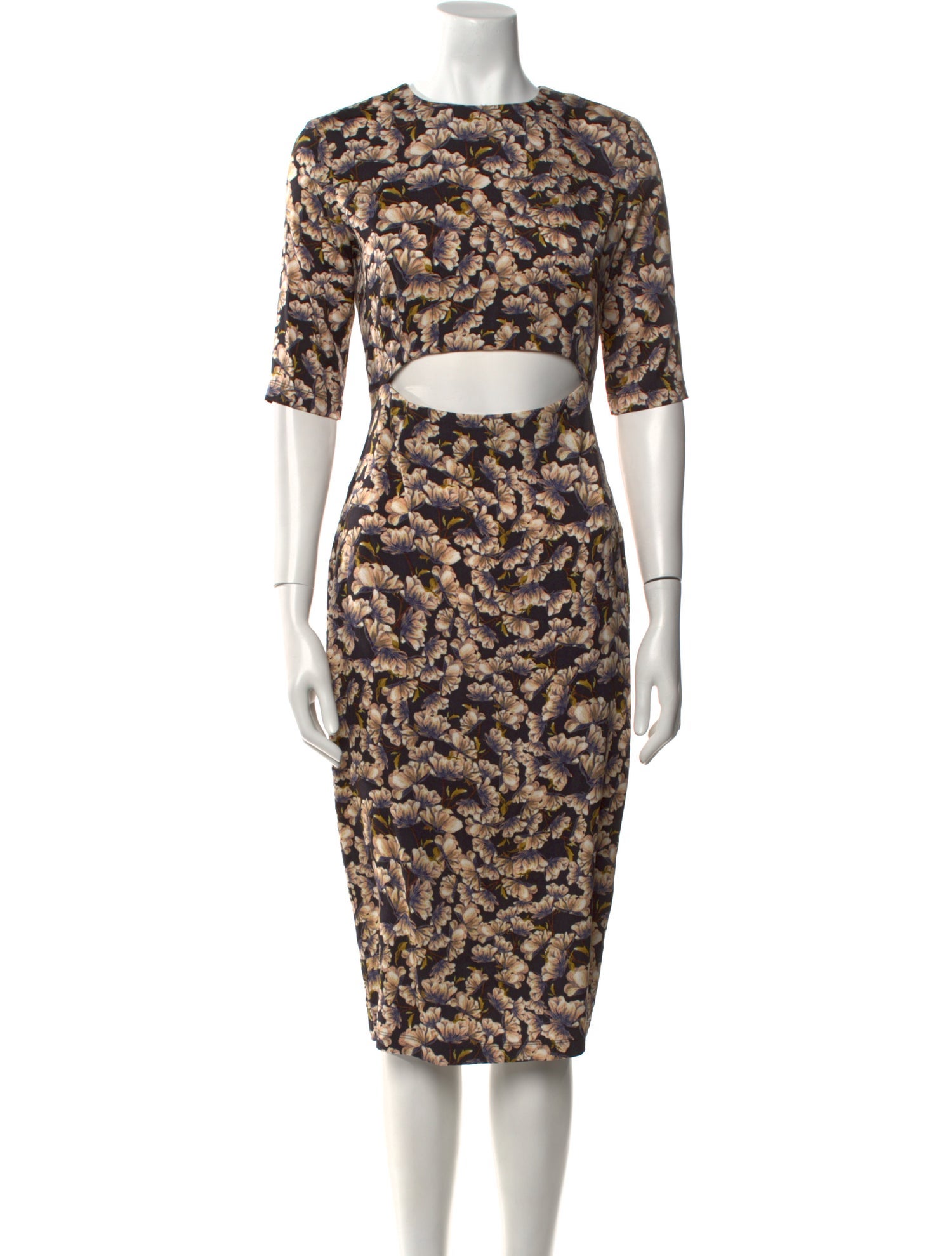 Suno Silk Midi Length Dress