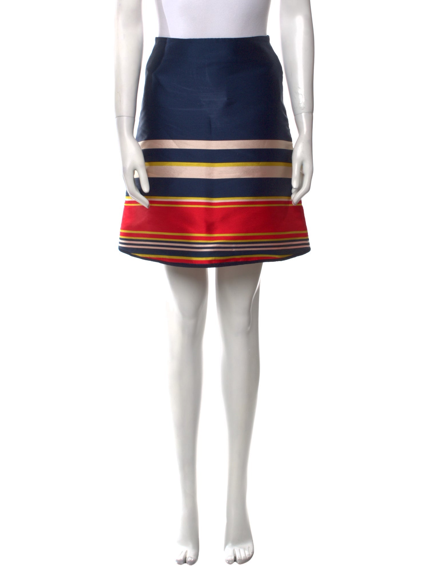 Suno Striped Mini Skirt