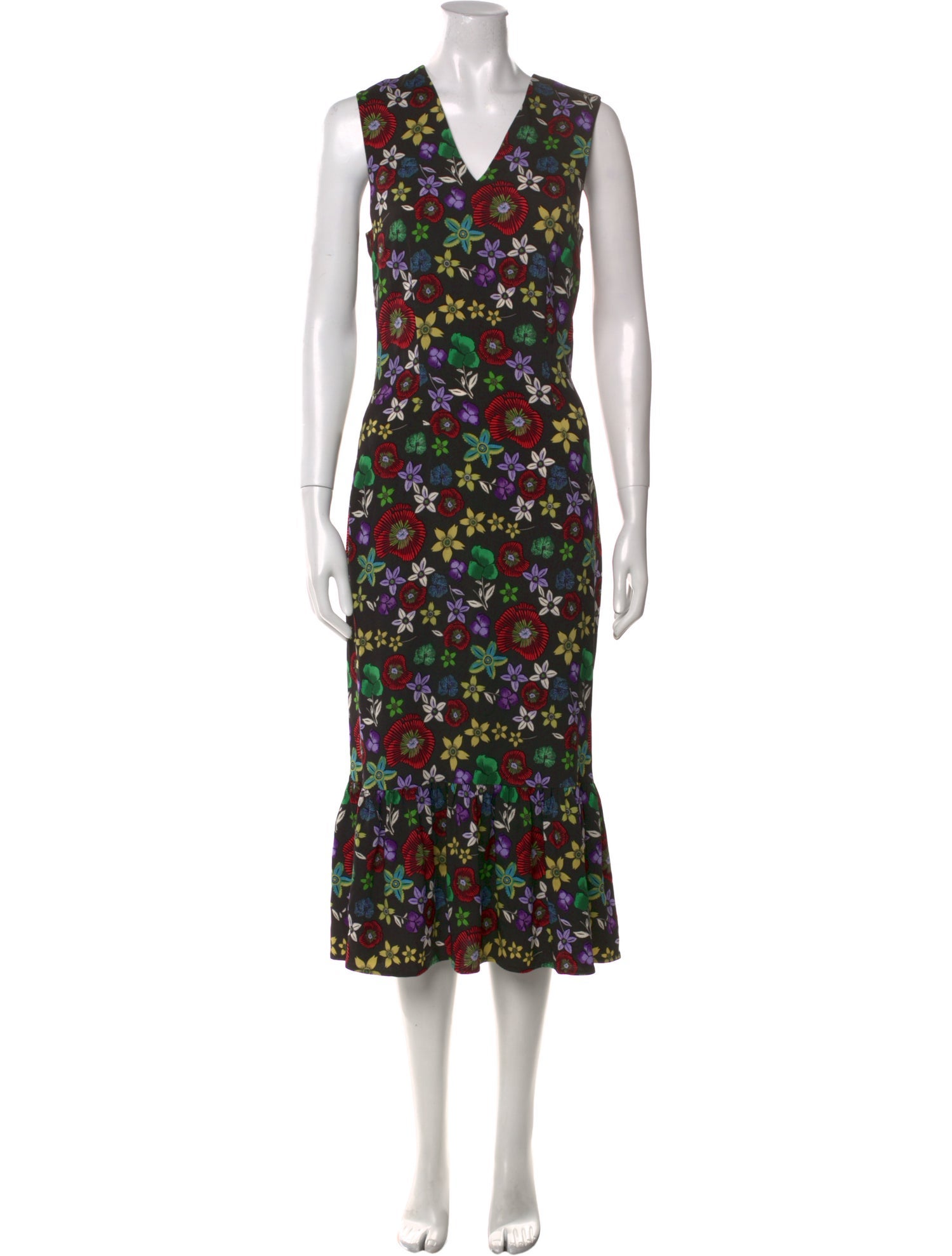 Suno Silk Midi Length Dress w/ Tags