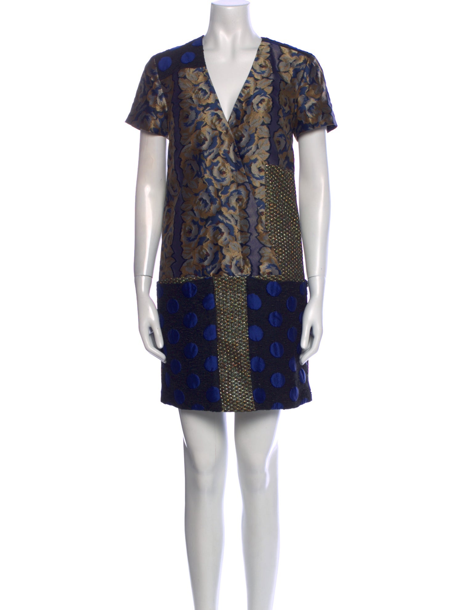 Suno Printed Mini Dress