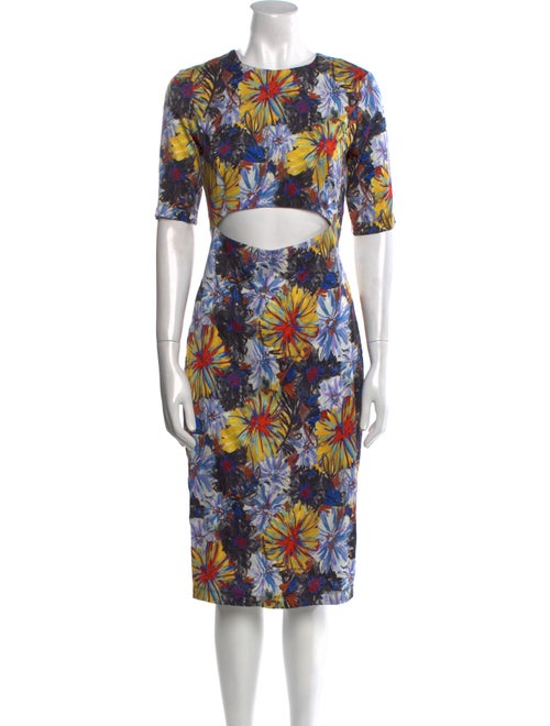 Suno Silk Midi Length Dress