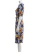 Suno Silk Midi Length Dress