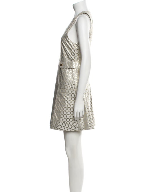 Suno Printed Mini Dress