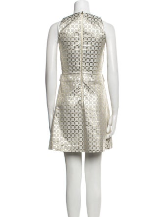 Suno Printed Mini Dress