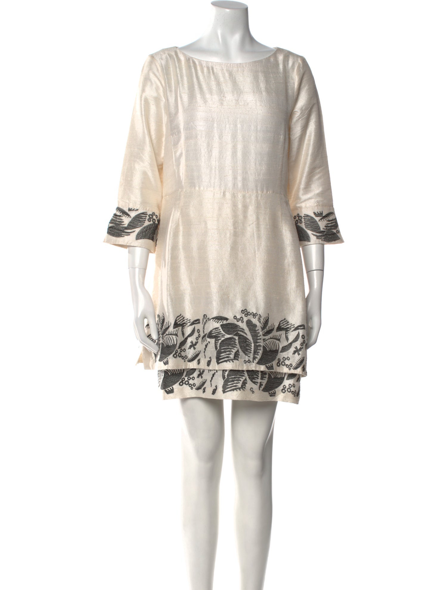 Suno Silk Mini Dress