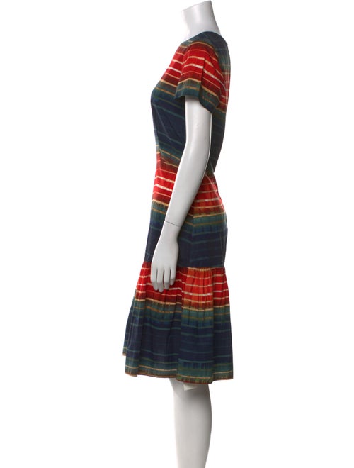 Suno Striped Knee-Length Dress