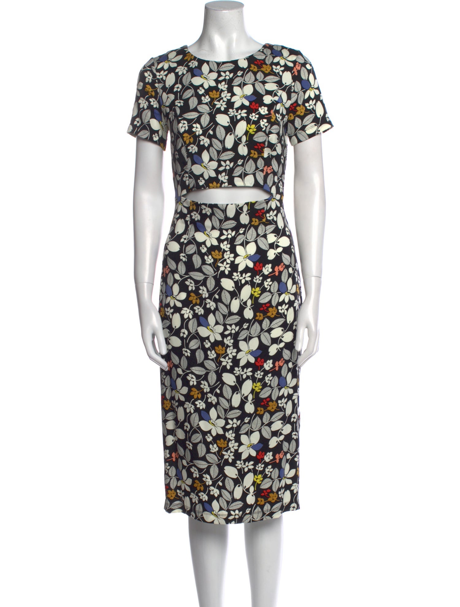 Suno Silk Midi Length Dress