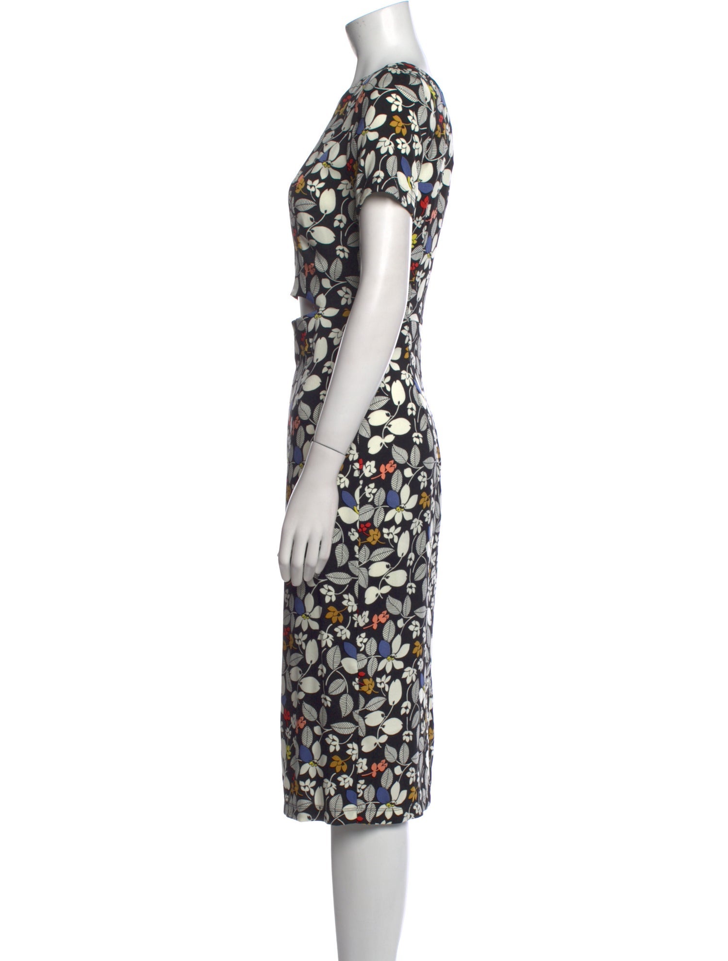 Suno Silk Midi Length Dress