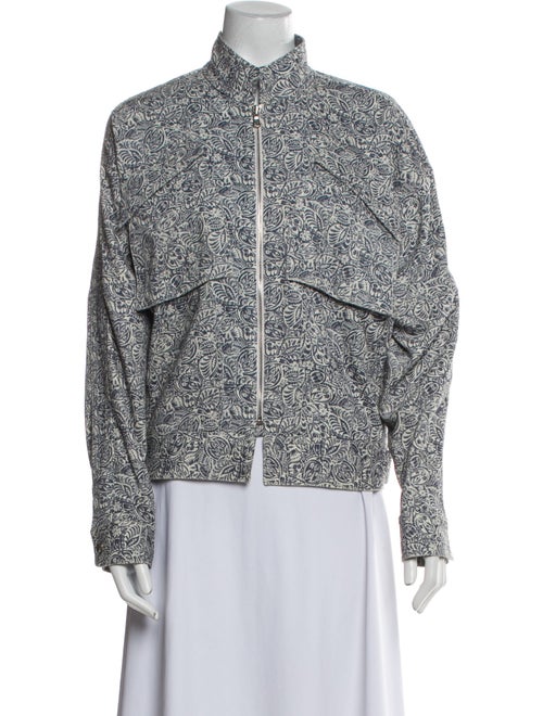Suno Silk Printed Jacket