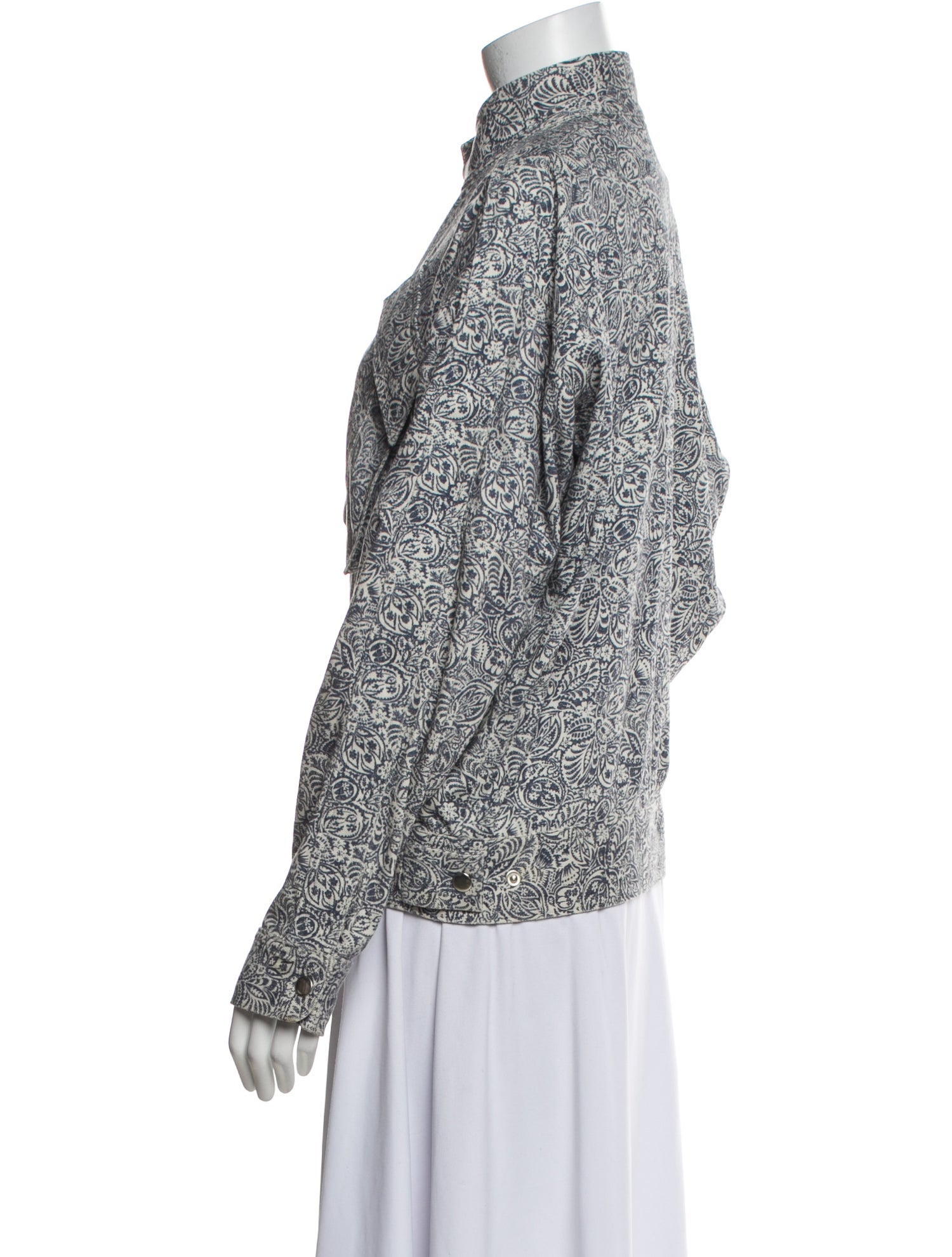 Suno Silk Printed Jacket