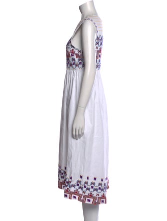 Suno Printed Midi Length Dress