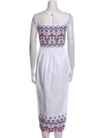 Suno Printed Midi Length Dress