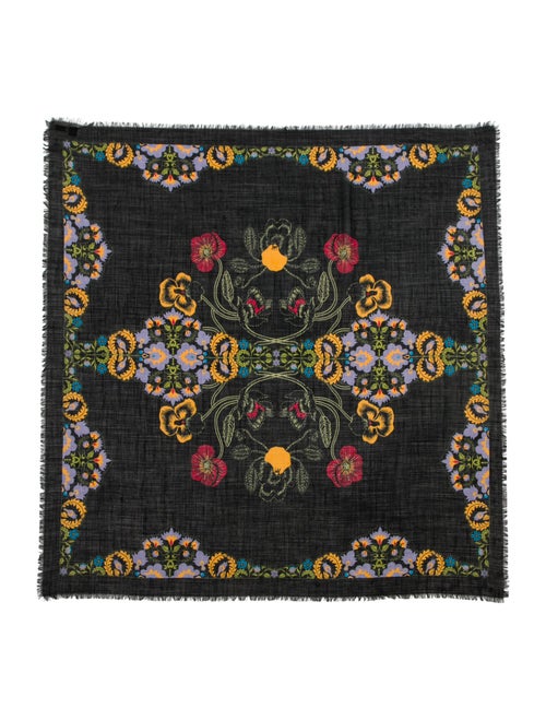 Suno Wool Printed Scarf